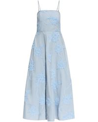 midi dress with pockets and sleeves Women's To Be Fair Daffodil Yellow Blouson Sleeve Zip Up Midi Dress | Size: L