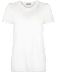 Moncler - T-shirt Met Ronde Hals - Lyst