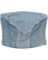 Levi's - Denim Top Met Ritssluiting - Lyst