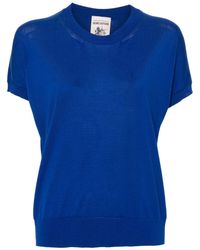 Semicouture - Cotton Knitted Top - Lyst