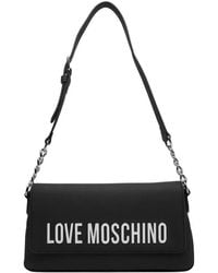 Love Moschino - Logo-Detail Shoulder Bag - Lyst