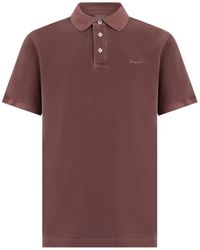 GANT - Sunfaded Cotton Polo Shirt - Lyst