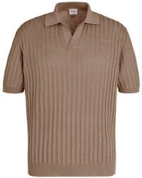 Tod's - Ribbed Short-Sleeve Polo Shirt - Lyst