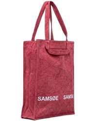 Samsøe & Samsøe - Salucca Logo Lettering Tote Bag - Lyst