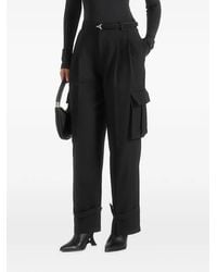 Manière De Voir - Danielle Tailored Pleated Cargo Trousers - Lyst