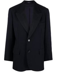 Maison Margiela - Single-Breasted Oversized Blazer - Lyst