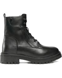 Geox - Iridea Combat Boots - Lyst