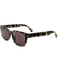 John Varvatos - Tortoiseshell-Effect Square-Frame Sunglasses - Lyst