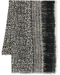 Pierre Louis Mascia - Animal-Print Scarf - Lyst