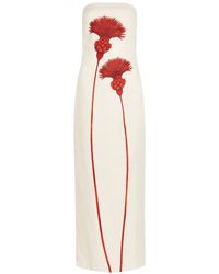 ANDRES OTALORA - Costera Floral-Print Strapless Maxi Dress - Lyst