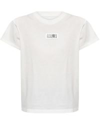 MM6 by Maison Margiela - Relaxed Fit Cotton T-Shirt - Lyst