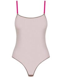 Maison Close - Corps À Corps Contrast-Strap Mesh Bodysuit - Lyst