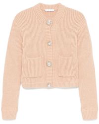 Area - Gemstone-Button Cardigan - Lyst