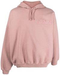 Magliano - Logo-embroidered Cotton Hoodie - Lyst