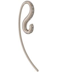 Charlotte Chesnais - 18Kt Petit Hook Diamond Single Earring - Lyst