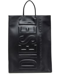 DIESEL - Dsl 3D L X Logo-Embossed Tote Bag - Lyst