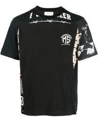 Marine Serre - Camiseta Regenerated con estampado gráfico - Lyst