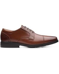 Clarks - Clarkslite Cap Leather Derby Shoes - Lyst