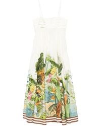 ALÉMAIS - X Mokshini Toucan Tango Maxi Dress - Lyst