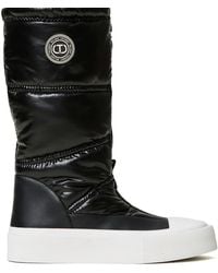 Twinset - Logo-Appliqué Padded Boots - Lyst