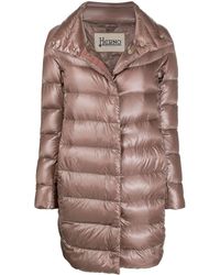 Herno Doudoune à fermeture zippée - Rose