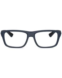 Prada Linea Rossa - Rectangle-Frame Glasses - Lyst