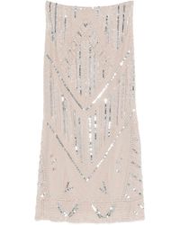 forte_forte - Embroidered Long Skirt - Lyst