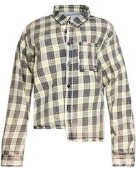 Natasha Zinko - Botched Check-Pattern Jacket - Lyst