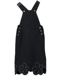 Comme des Garçons - Floral-Embroidered Midi Dress - Lyst