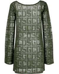 Gcds - Mini-jurk Met Monogram - Lyst
