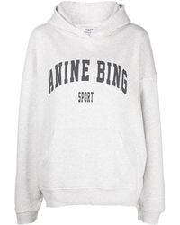 Anine Bing - Harvey Logo-Print Sweatshirt - Lyst
