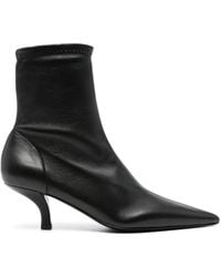 TOTEME - Bottines The Heeled 55 Mm En Maille - Lyst
