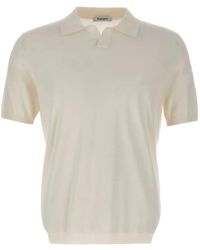 Kangra - Ribbed Short-Sleeve Polo - Lyst