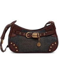Miss Sixty - Denim-Finish Shoulder Bag - Lyst