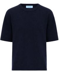 THE PULL - Merino-Wool Crew-Neck T-Shirt - Lyst