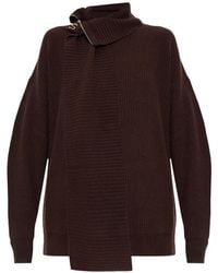 Sportmax - Feltro Zip-Fastening Sweater - Lyst
