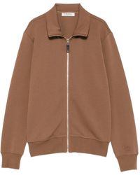 Max Mara - Zip-Up High-Neck Sweatshirt - Lyst