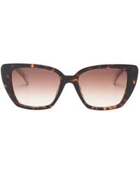 Zadig & Voltaire - Tortoiseshell-Effect Cat-Eye Sunglasses - Lyst