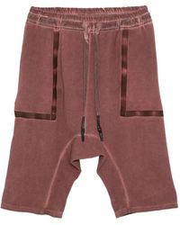 69 - Elasticated-Waistband Drop-Crotch Shorts - Lyst