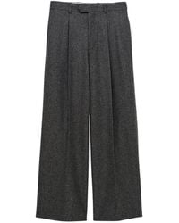 Carven - Pleated Wide-Leg Trousers - Lyst