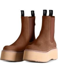 R13 - Round-Toe Boots - Lyst