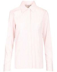 Max Mara - Gestreept Katoenen Overhemd - Lyst