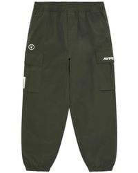 Aape By A Bathing Ape - Logo-Print Tapered Cargo Track Pants - Lyst