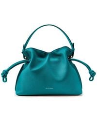 Esin Akan - Midi Emma Grain Leather Cross Body Bag - Lyst