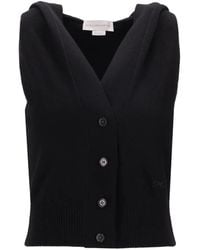 Stella McCartney - Chaleco Con Botones Y Capucha - Lyst