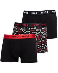 HUGO - 3-Pack Trunks - Lyst