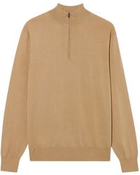 Brooks Brothers - Half-Zip Mock-Neck Sweater - Lyst