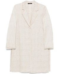 Seventy - Tweed Coat - Lyst