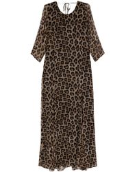 Ba&sh - Vestido Fanic con estampado de leopardo - Lyst