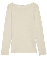 Marc O' Polo - Boat-Neck Long-Sleeve Top - Lyst